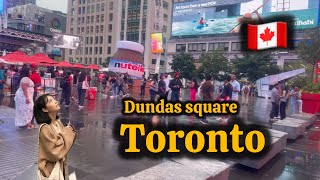 Canada Toronto Downtown 4 K 🇨🇦 walking tour Yonge Street and Dundas [upl. by Eidnar]