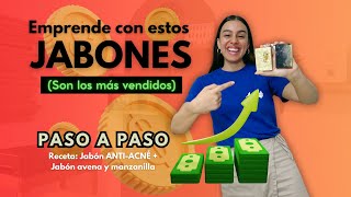 Jabones Artesanales para vender 2 Recetas de Jabón para tu negocio que se venderán sí o sí 🤩💵⚡️ [upl. by Eendyc]