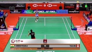 Pv Sindhu IND vs TaLia NG CND  Yonex Canada Open 2023  Round Of 32 [upl. by Khichabia]