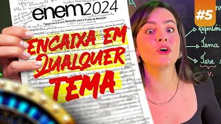 FRASES PRONTAS PARA COMEÇAR QUALQUER REDAÇÃO MODELO ENEM l Aula 05 [upl. by Hcaz134]