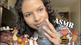 ASMR whisper ramble mic scratching  childhood series stories  rambling [upl. by Shaper]