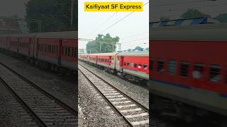 Kaifiyaat SF Express  Khorason Road Railway Station superfast explore express kaifiyaat train [upl. by Adnarb]