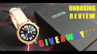 OOZOO smartwatch Q00324 💥💥💥 GIVEAWAY 💥💥💥  UNBOXINGREVIEW [upl. by Snoddy]