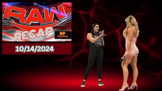 WWE Raw Recap 10142024 [upl. by Retha]