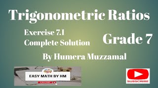 Trigonometric Ratios Find unknown side and angle by using trigonometric ratios [upl. by Yelir]