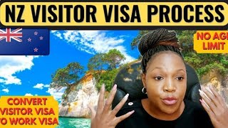 NEWZEALAND VISITORS VISA HOW TO APPLY ONLINE Convert freely to a work permit [upl. by Gunter118]