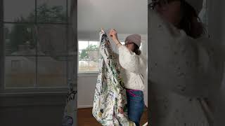 Easy DIY SCARVES as CURTAINS diy curtains homedecor scarves interiordesign [upl. by Fabron]