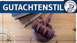 Gutachtenstil  Rechtsmethode einfach erklärt  Aufbau eines juristischen Gutachtens BGB [upl. by Brookner230]