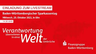 Livestream Sparkassentag 2021 aus Ulm [upl. by Euqirdor715]