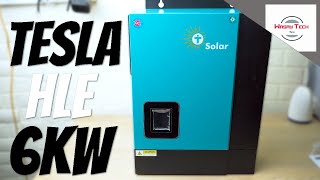 TESLA HLE 6KW Hybrid Solar Inverter Unboxing  Tesla HLE 6KW Solar Inverter Unboxing [upl. by Noied]