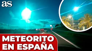 El METEORITO que ha ILUMINADO el cielo de ESPAÑA Y PORTUGAL [upl. by Karmen]