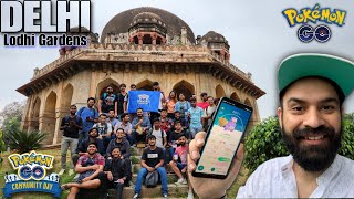 Pokemon GO Community Day in India Lodhi Gardens  Delhi ✨Slowpoke [upl. by Anelad]