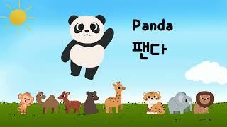 Learn Korean Animals for Kids amp Beginners  Fun amp Easy Korean Vocabulary [upl. by Arac]