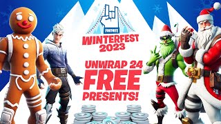 Fortnite Winterfest 2023 All Presents amp Rewards [upl. by Romito]