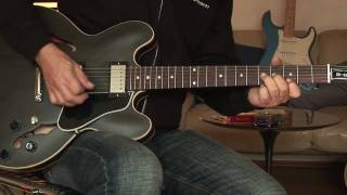 Gibson ES335 Dot Reissue satin plus1969 Fender Vibrolux Reverb Part 2 overdr [upl. by Siul]