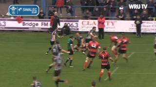 SWALEC CUP 2014 Pontypridd v Aberavon  WRU TV [upl. by Aicetal]