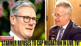 WATCH Keir Starmer REFUSES Migration Cap on LIVE TV [upl. by Behah]