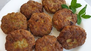 Qofte shtepie me Mish te grire  Classic Perfect Hamburger Meatballs [upl. by Eeneg240]