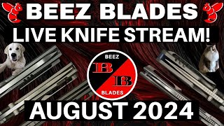 BEEZ BLADES LIVE AT THE HIVE KIZER Is Stopping By Giveaways Knife Talk [upl. by Utta]