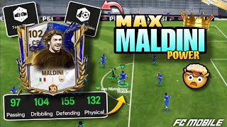 NextLvl DEFENDING power 🥵👀  MALDINI REVIEW 🔥  Fc mobile [upl. by Primalia]