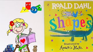 Shapes by Roald Dahl  Board Book Read Aloud storytimewithgitte  Learn Shapes for Babies [upl. by Nosecyrb]