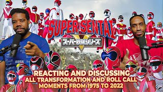 All Super Sentai Transformation and Roll Call 19752022 An Epic Blast from the Past [upl. by Cynthie]