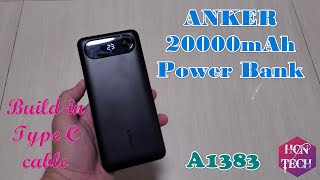 ANKER 20000mAh Power Bank – Build in USB C cable – 87W Max Fast Charging – Model A1383  Unboxing [upl. by Calabresi]