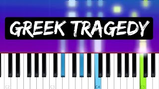 The Wombats  Greek Tragedy Piano tutorial [upl. by Monahon]