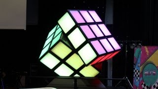 Building a XLarge illuminated Rubiks Cube with DMX [upl. by Sakhuja510]