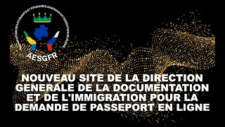 DEMANDE DE PASSEPORT EN LIGNE httpsedgdidgdigahome [upl. by Aimet]