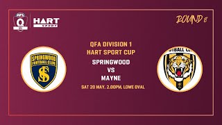 Rd 8 Springwood vs Mayne Mens Div 1 [upl. by Yeknarf]