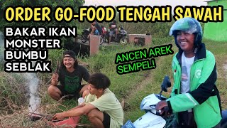 JACKPOT NIAT MANCING IKAN BETIK DAPAT MONSTER LANGSUNG DIBAKAR DENGAN BUMBU SEBLAK ORDER GOJEK [upl. by Henriha]