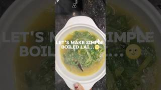 Boiled lai saag simple aur tasty 😋🫶🏼cooking recipe northeast shorts [upl. by Guimond]