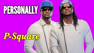 PSquare  PERSONALLY Music Video  Afrobeats [upl. by Graubert]