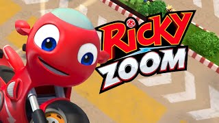 Rickys Going FAST ⚡️ Motorcycle Cartoon  Ricky Zoom  Cartoons For Kids [upl. by Morrell]