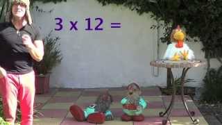 Learn your 12 times tables fast with Jingle Jeff Professor Giggle amp the quotTimes Tables Songs 1  12quot [upl. by Llenram]