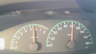 Toyota Belta 10 CVT 0100 kmh acceleration [upl. by Rew]