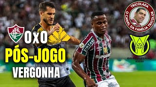 TIME E DIRETORIA SEM VERGONHA  PÓSJOGO FLUMINENSE 0X0 CRICIÚMA [upl. by Nessie]