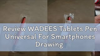 Review WADEES Tablets Pen Universal For Smartphones Drawing Pencil Laptop Pen Smart Pencil Dualpur [upl. by Ches]