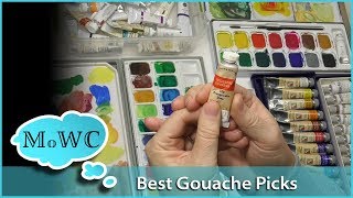 Gouache Review – My Top 7 Artist Grade Picks Opaque Watercolor [upl. by Ailicec215]