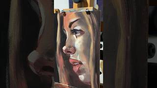 Oil sketching ✌️❤️🎨 art portraitpainting artist [upl. by Gabriel]