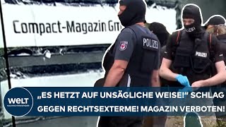 COMPACT quotEs hetzt auf unsägliche Weisequot Schlag gegen Rechtsextreme Nancy Faser verbietet Magazin [upl. by Rosene]