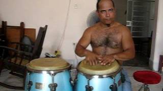 Congas Lessons with El Panga  calentamiento warming [upl. by Rockwood]