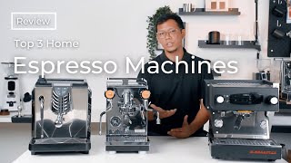 Top 3 Home Espresso Machines  Review [upl. by Behka364]