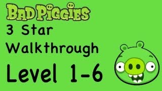 Bad Piggies  Level 16 3 Star Walkthrough Ground Hog Day  WikiGameGuides [upl. by Irec964]