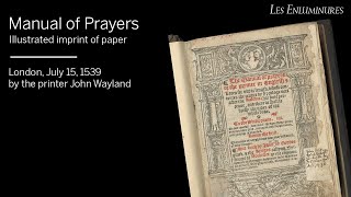 The manual of prayers or the prymer in Englysh and Laten [upl. by Hsirrehc]