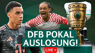 🔴 LIVE DFB Pokal Achtelfinale Auslosung [upl. by Roque]