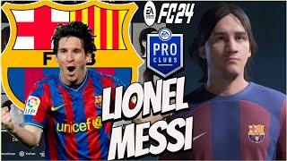 Como hacer a LIONEL MESSI en FC 24 FACIL Y RAPIDO [upl. by Ahsirtak188]