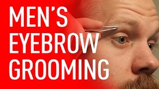 Eyebrow Grooming For Men  Eric Bandholz [upl. by Dahsra]