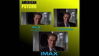 American Psycho 2000 BluRay Vs Open Matte Vs Fullscreen  Comparison [upl. by Anaeed423]